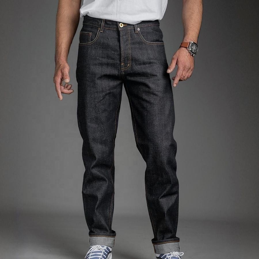 Custom Japanese Selvedge Denim Jeans Raw Denim Jeans Pants for Mens Jeans High Quality